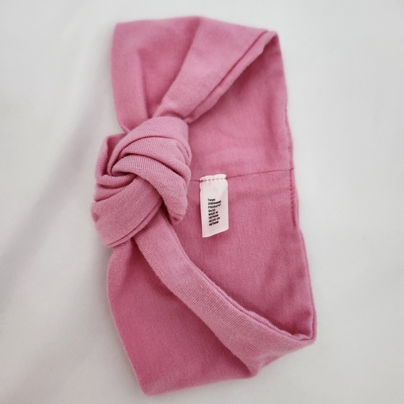 Baby Girl Accessories Bundle Lot of 8 Pink Green Burp Cloths Bonnet Wash Cloths - Picture 4 of 6